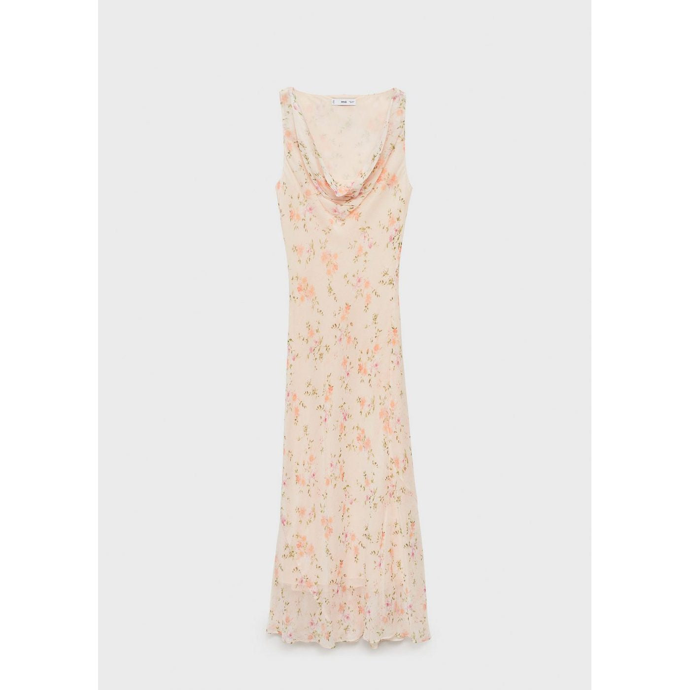 Robe Drapée Avec Imprimé Fleuri