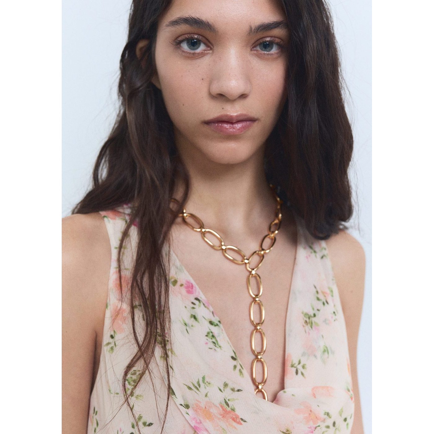 Robe Drapée Avec Imprimé Fleuri