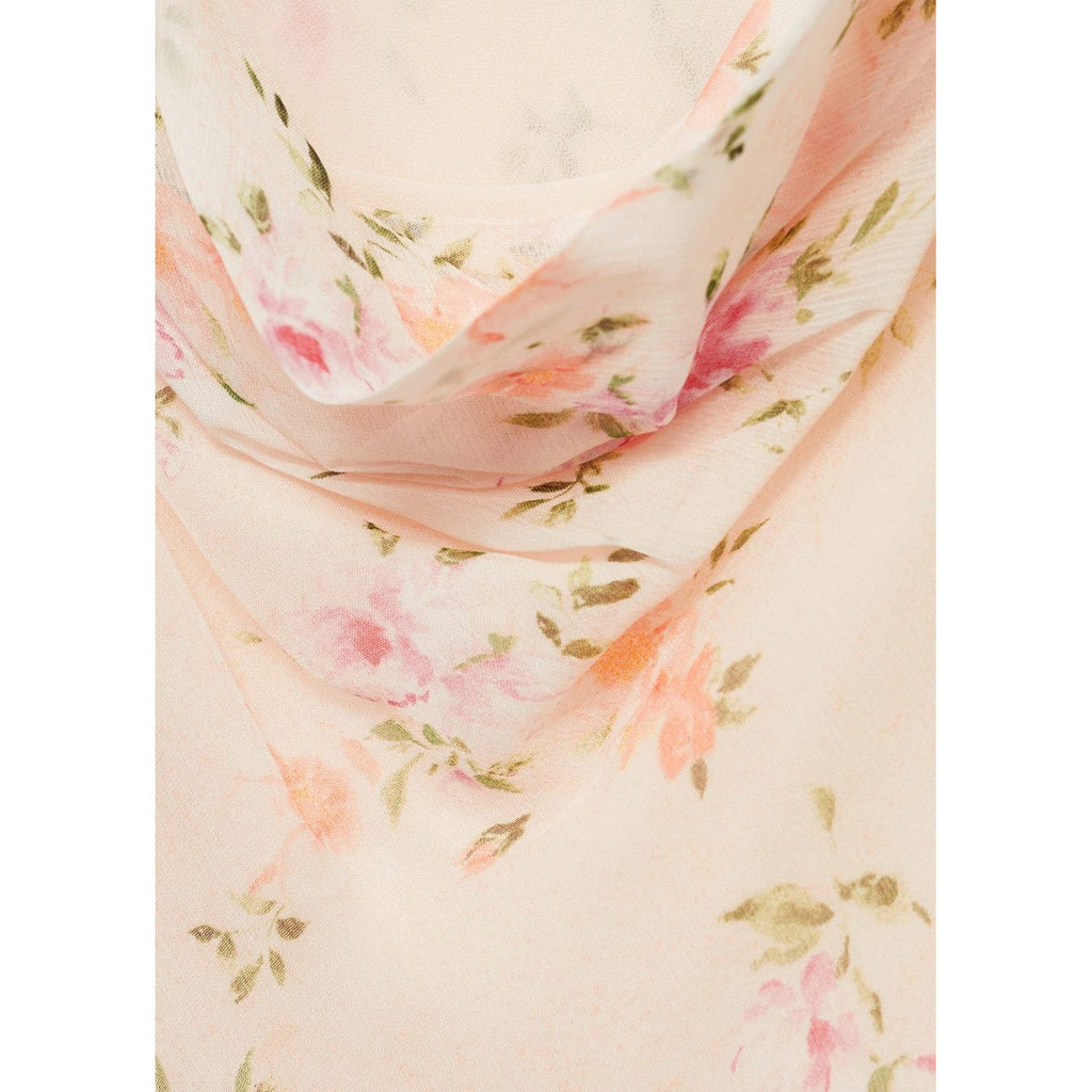 Robe Drapée Avec Imprimé Fleuri