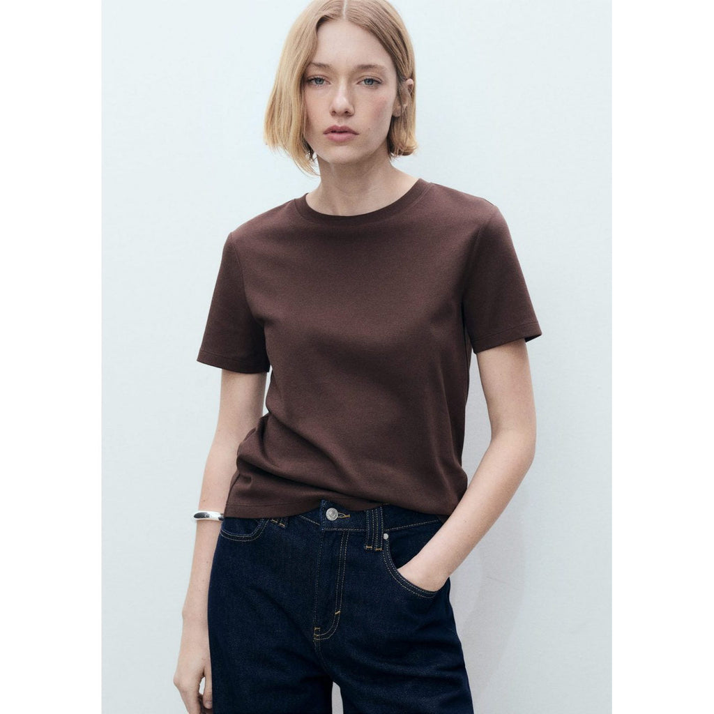 T-Shirt Coton Manches Courtes