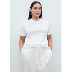 T-Shirt Coton Col En V