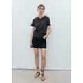 T-Shirt Coton Col En V