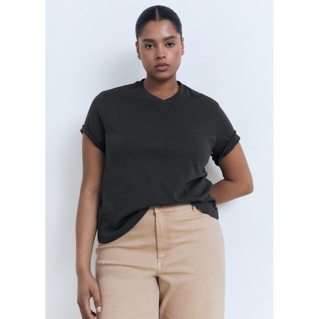 T-Shirt Coton Col En V
