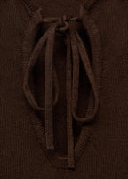 Robe En Maille Décolleté