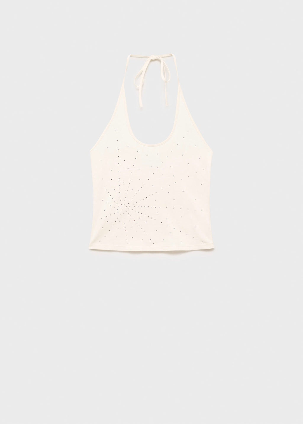 Haut À Emmanchures Américaines Avec Appliqués Métallisés