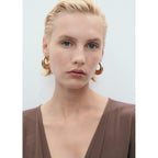Robe Col V Froncé