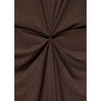 Robe Col V Froncé