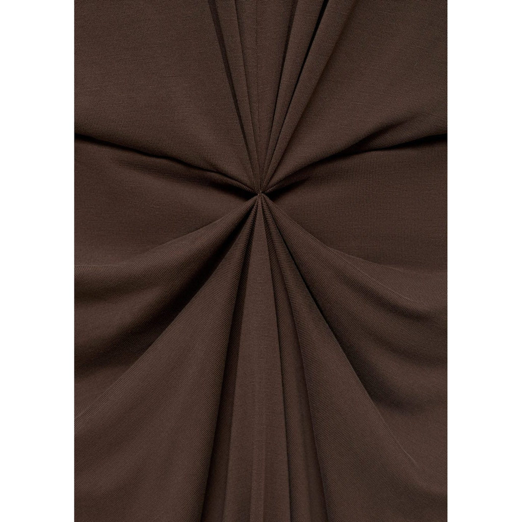 Robe Col V Froncé