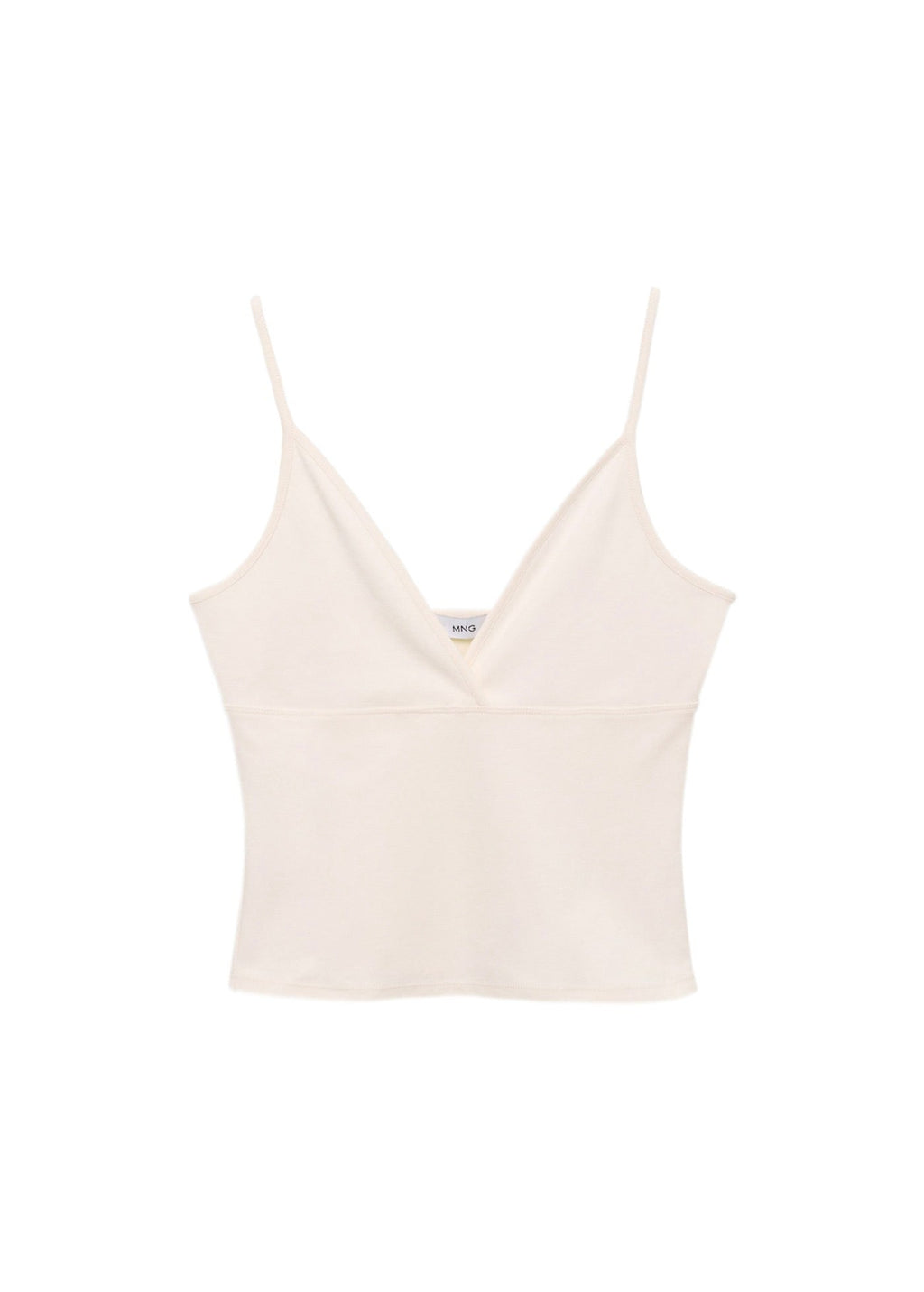 Top Coton Décolleté En V