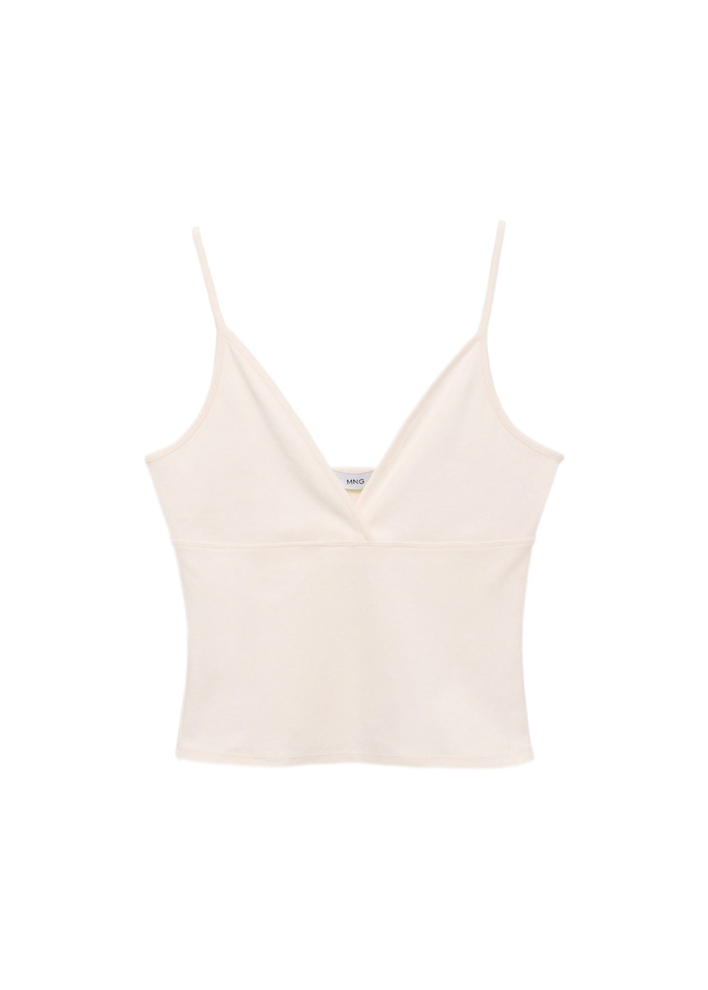 Top Coton Décolleté En V