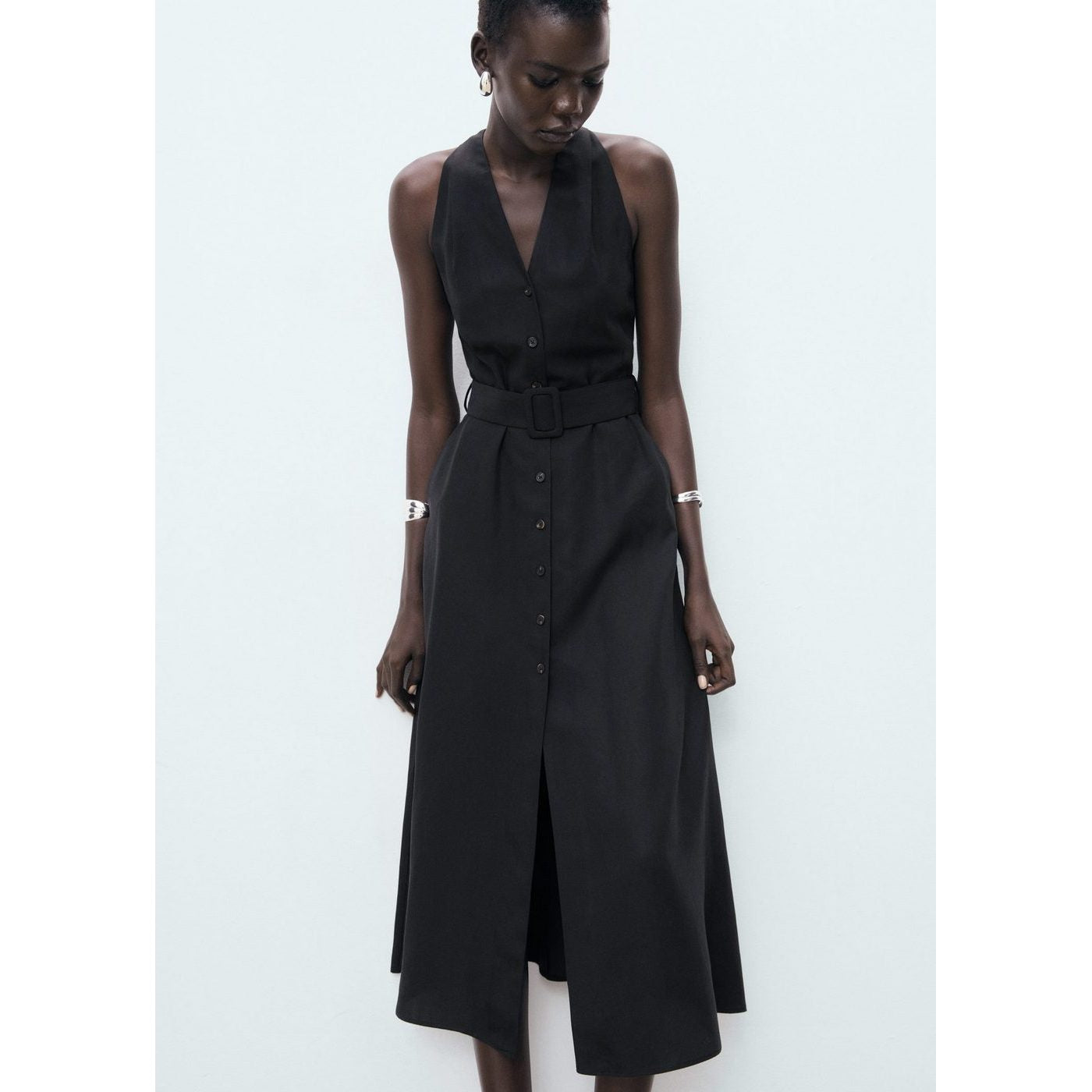 Robe Lyocell Ceinture