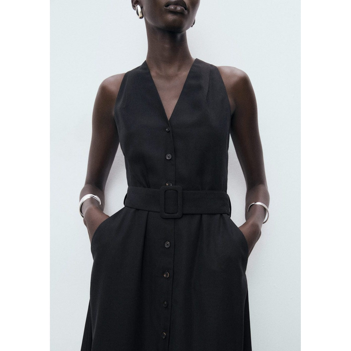 Robe Lyocell Ceinture