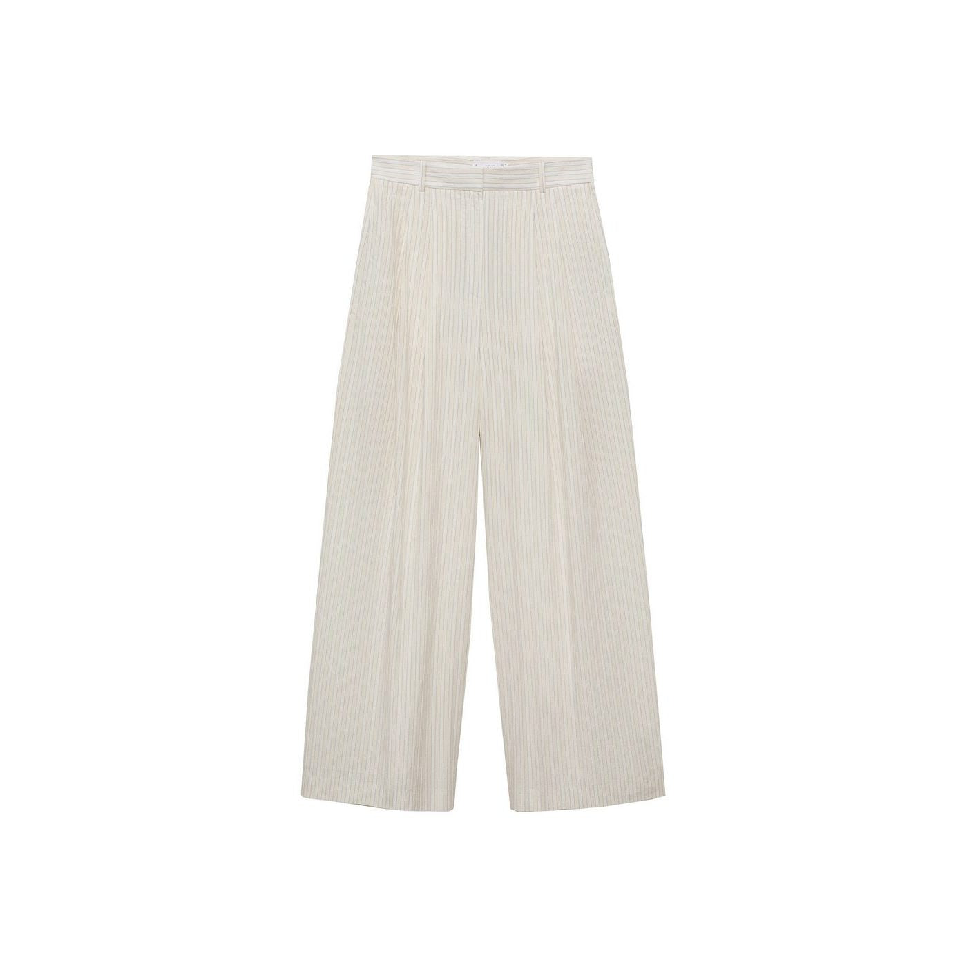 Pantalon Large À Rayures