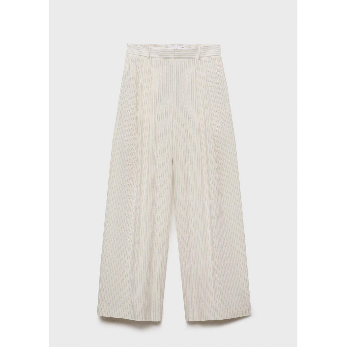 Pantalon Large À Rayures