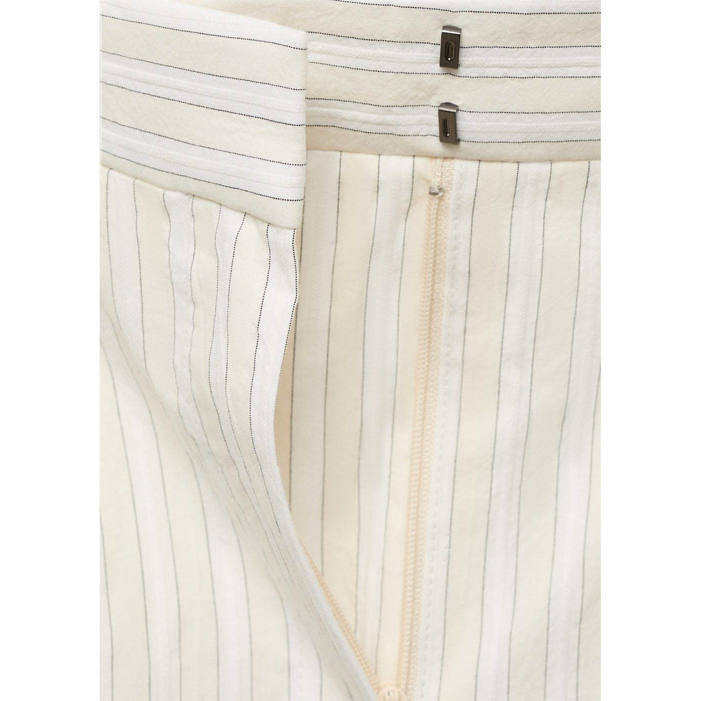 Pantalon Large À Rayures