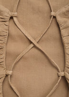Top Drapé Dos Croisé
