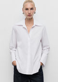 Chemise À Revers Et Fermeture Dissimulée