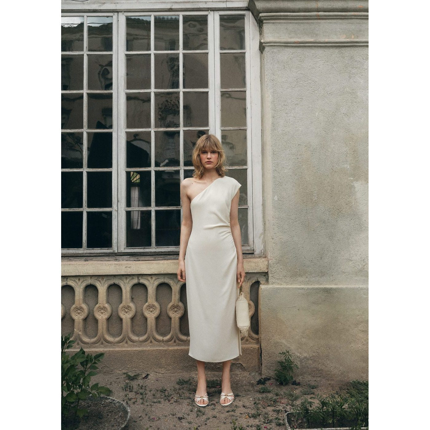 Robe Asymétrique Froncée