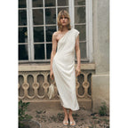 Robe Asymétrique Froncée