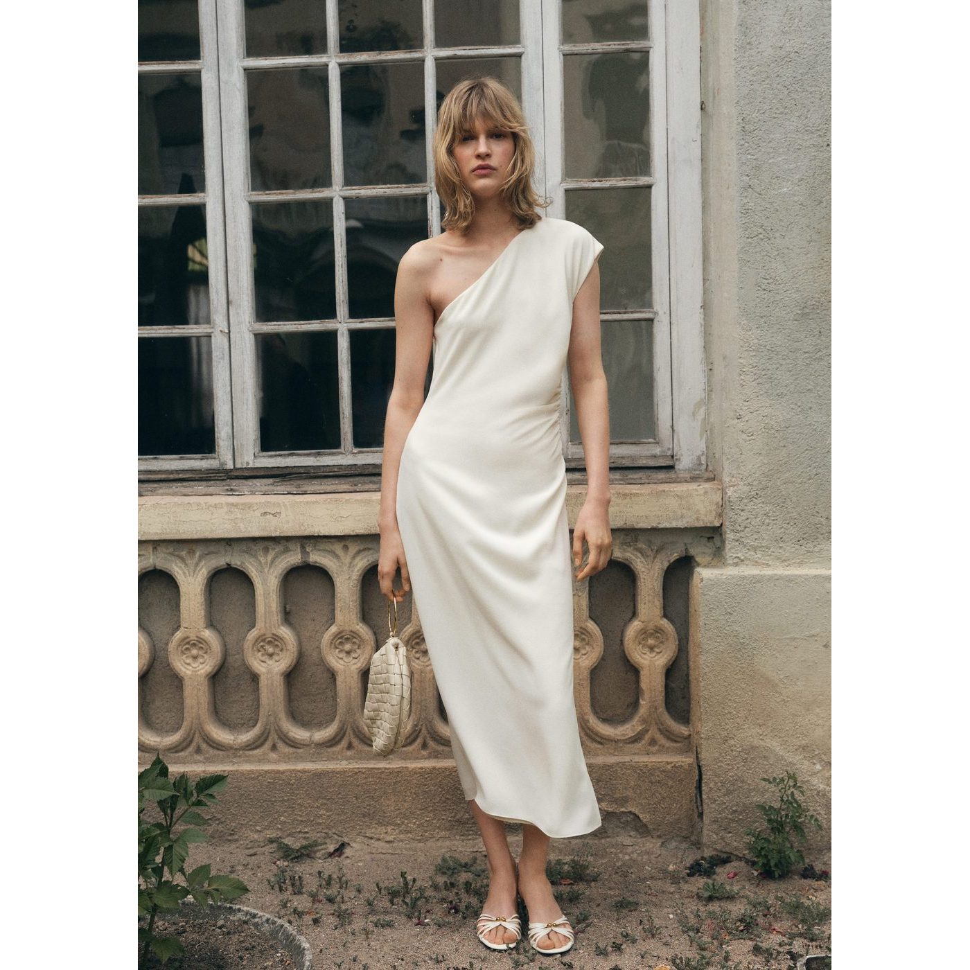 Robe Asymétrique Froncée