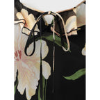 Robe À Fleurs Détail Volants