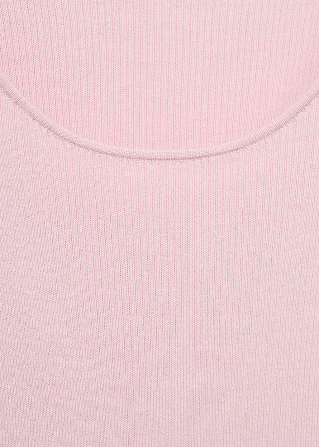 Pull-Over Maille Côtelée Manches Courtes
