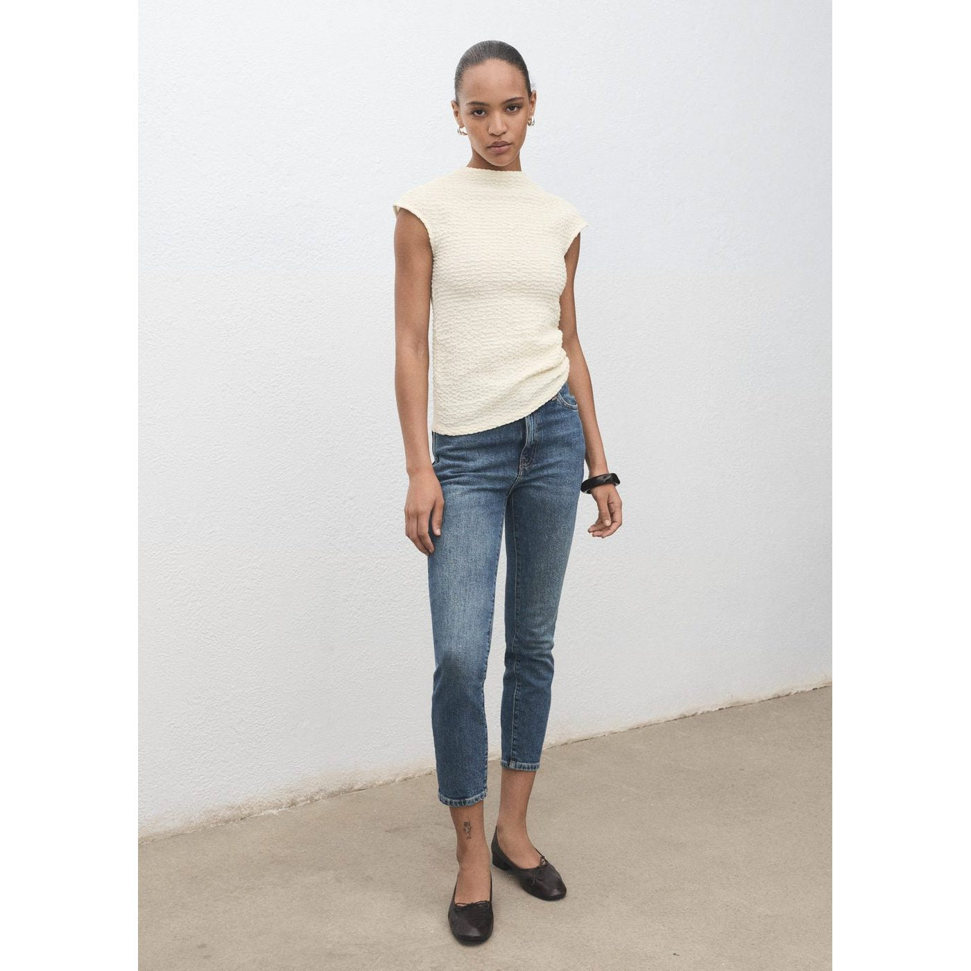 Top Coton Texturé
