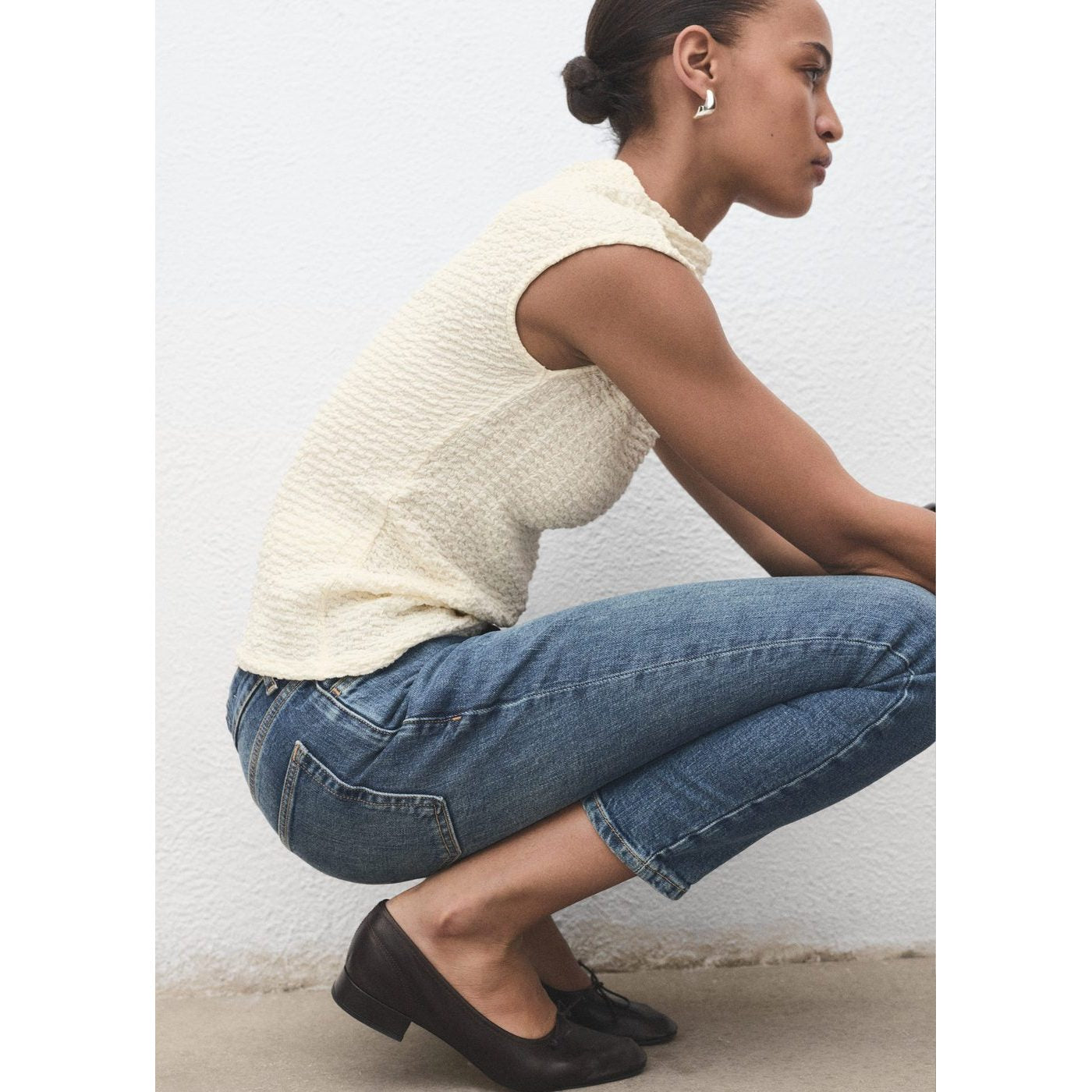 Top Coton Texturé