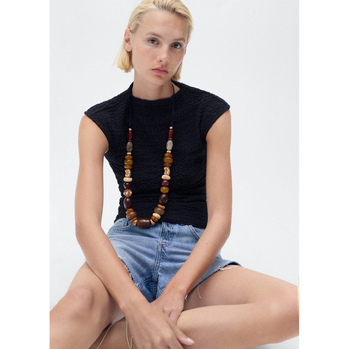 Top Coton Texturé