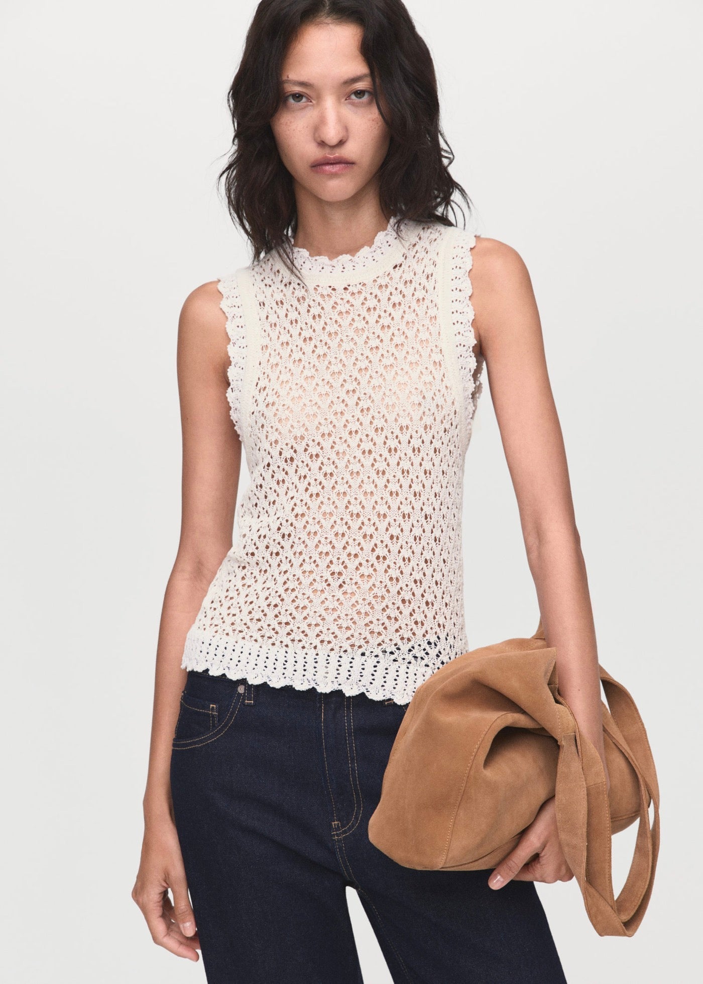 Top Maille Ajourée