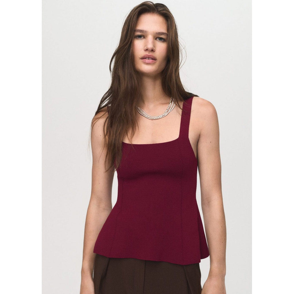 Top Maille Évasé