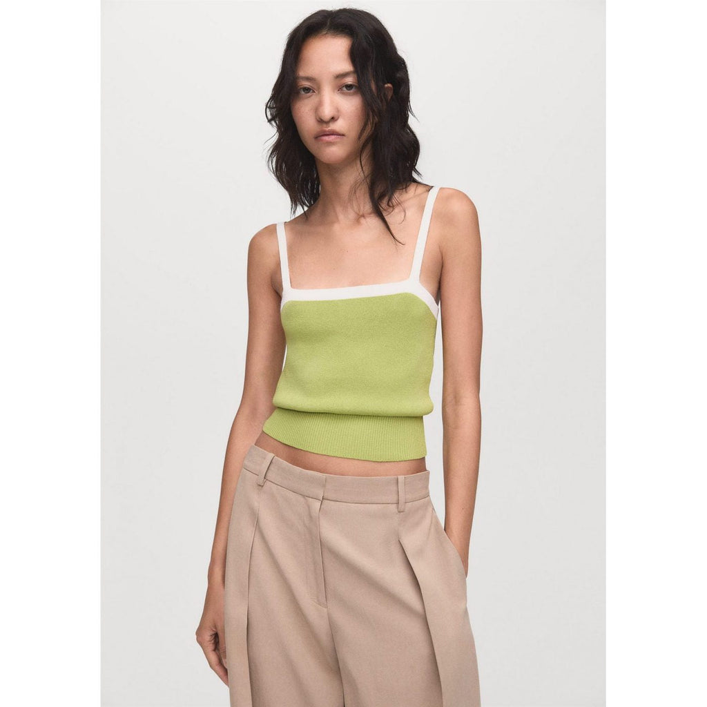 Top Maille Dos Croisé