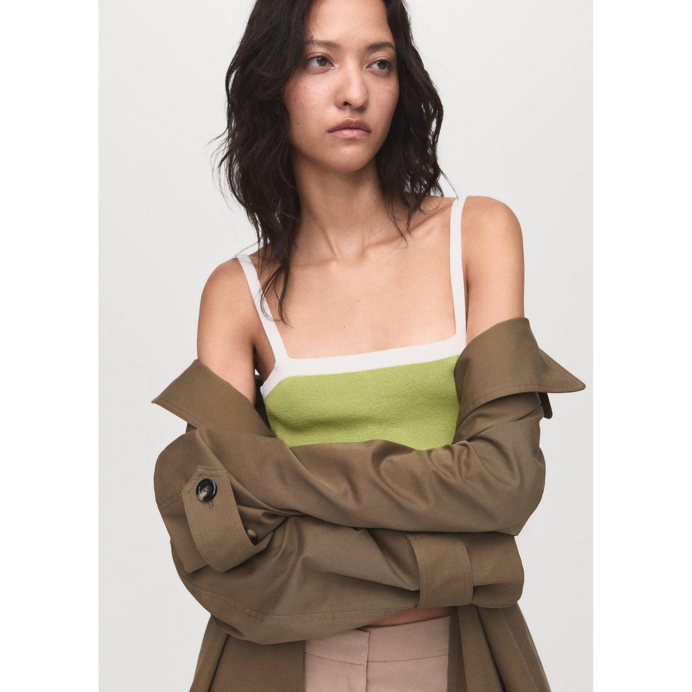 Top Maille Dos Croisé