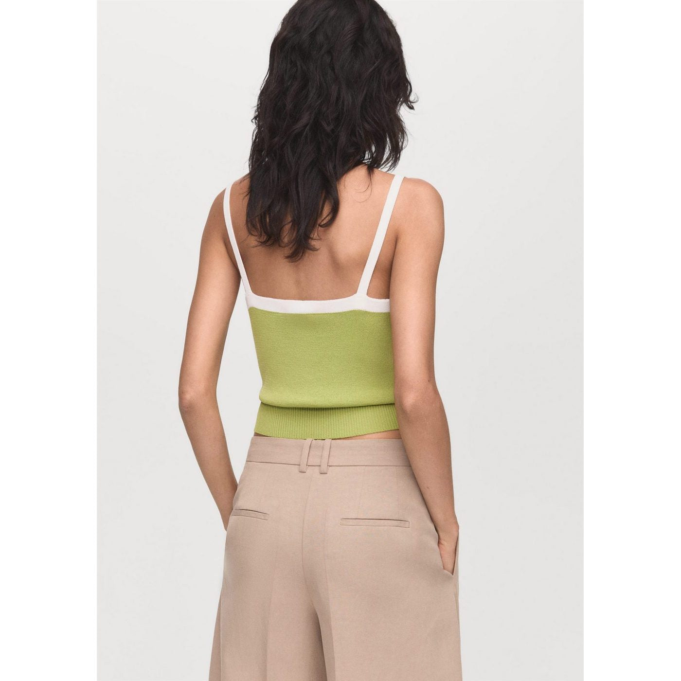 Top Maille Dos Croisé
