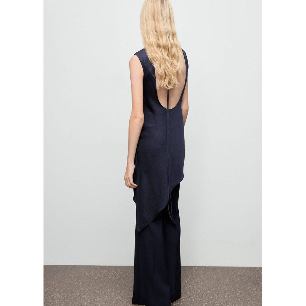 Top Satiné Asymétrique