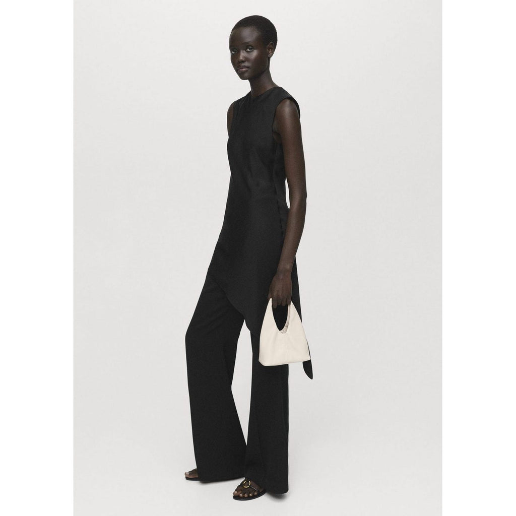 Top Satiné Asymétrique