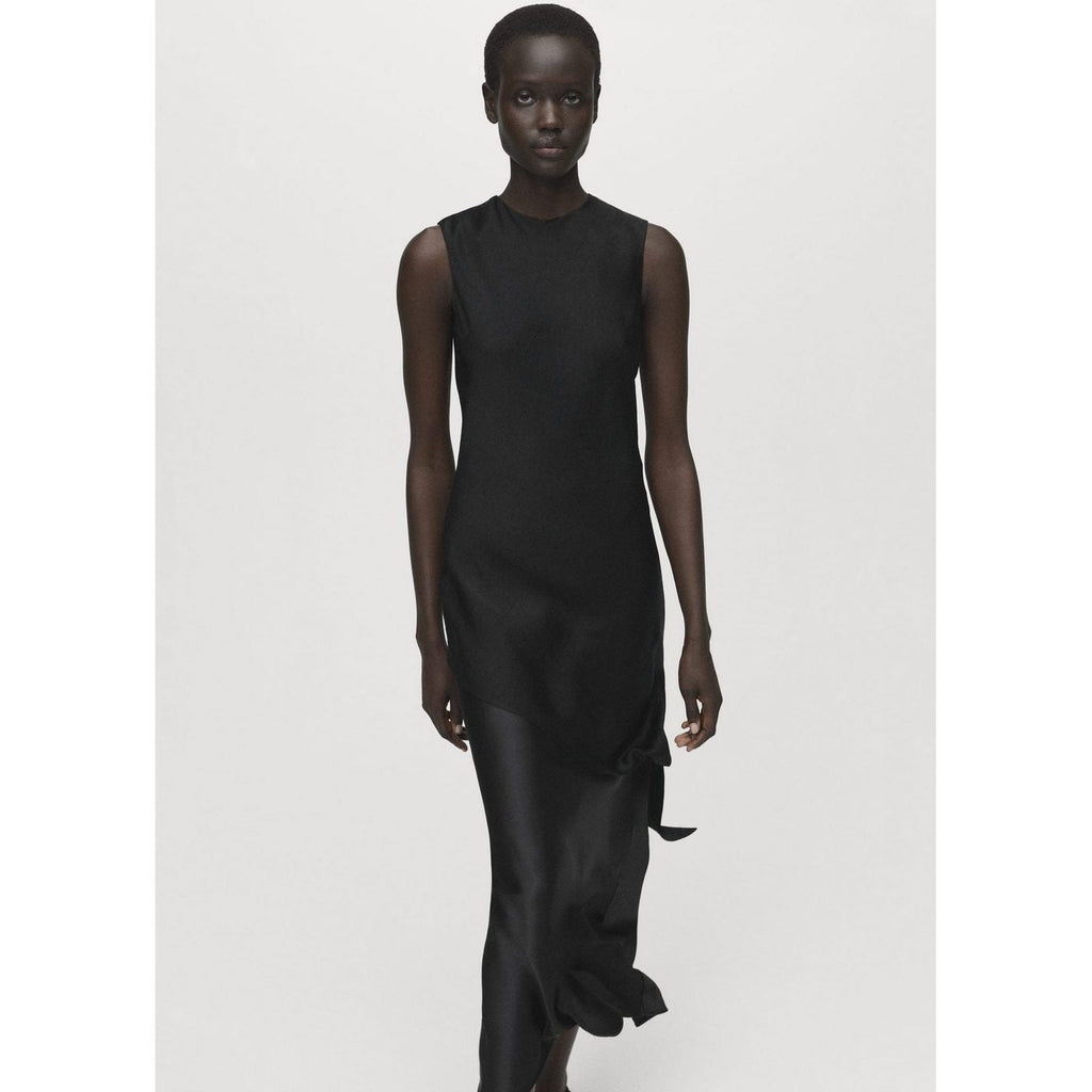 Top Satiné Asymétrique