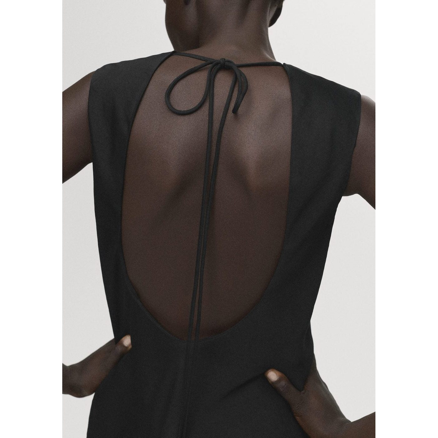 Top Satiné Asymétrique