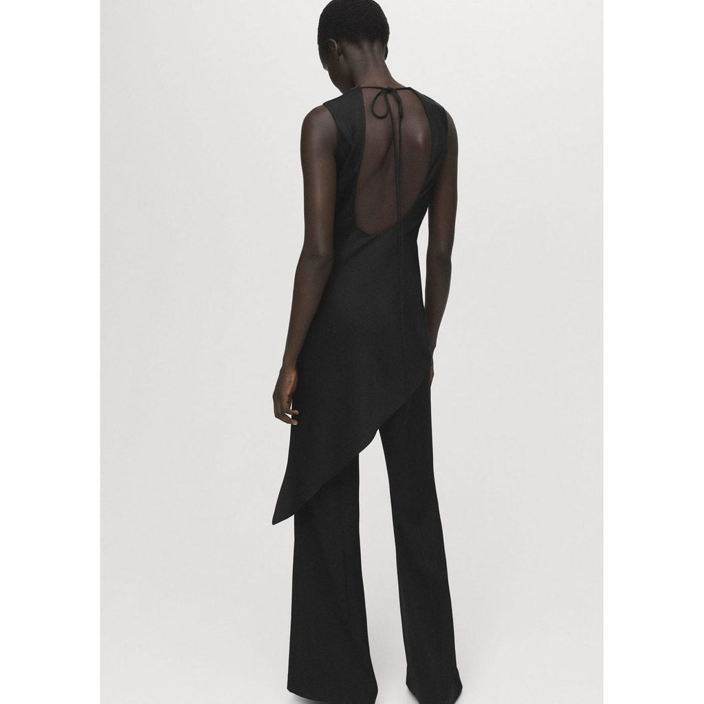 Top Satiné Asymétrique