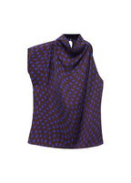 Blouse À Pois Col Bénitier