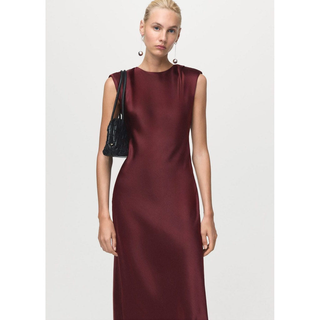 Robe Satinée Ajustée