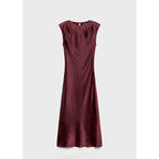 Robe Satinée Ajustée