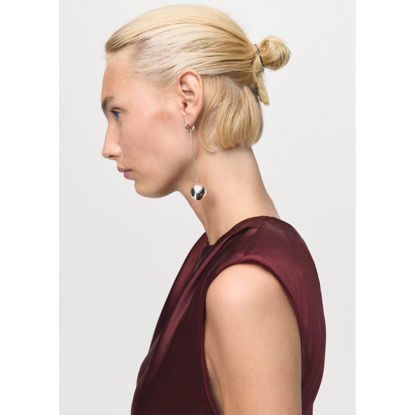 Robe Satinée Ajustée