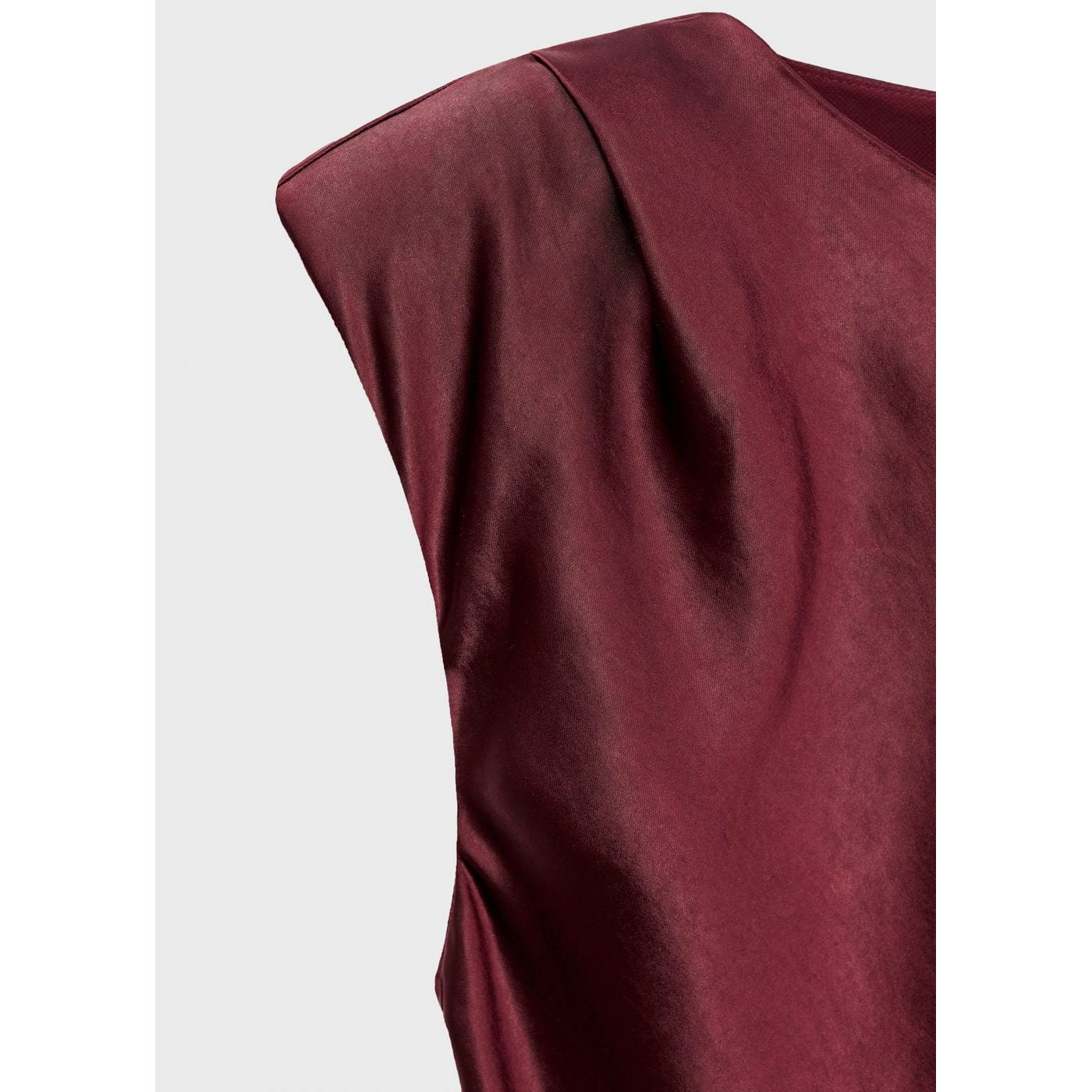 Robe Satinée Ajustée