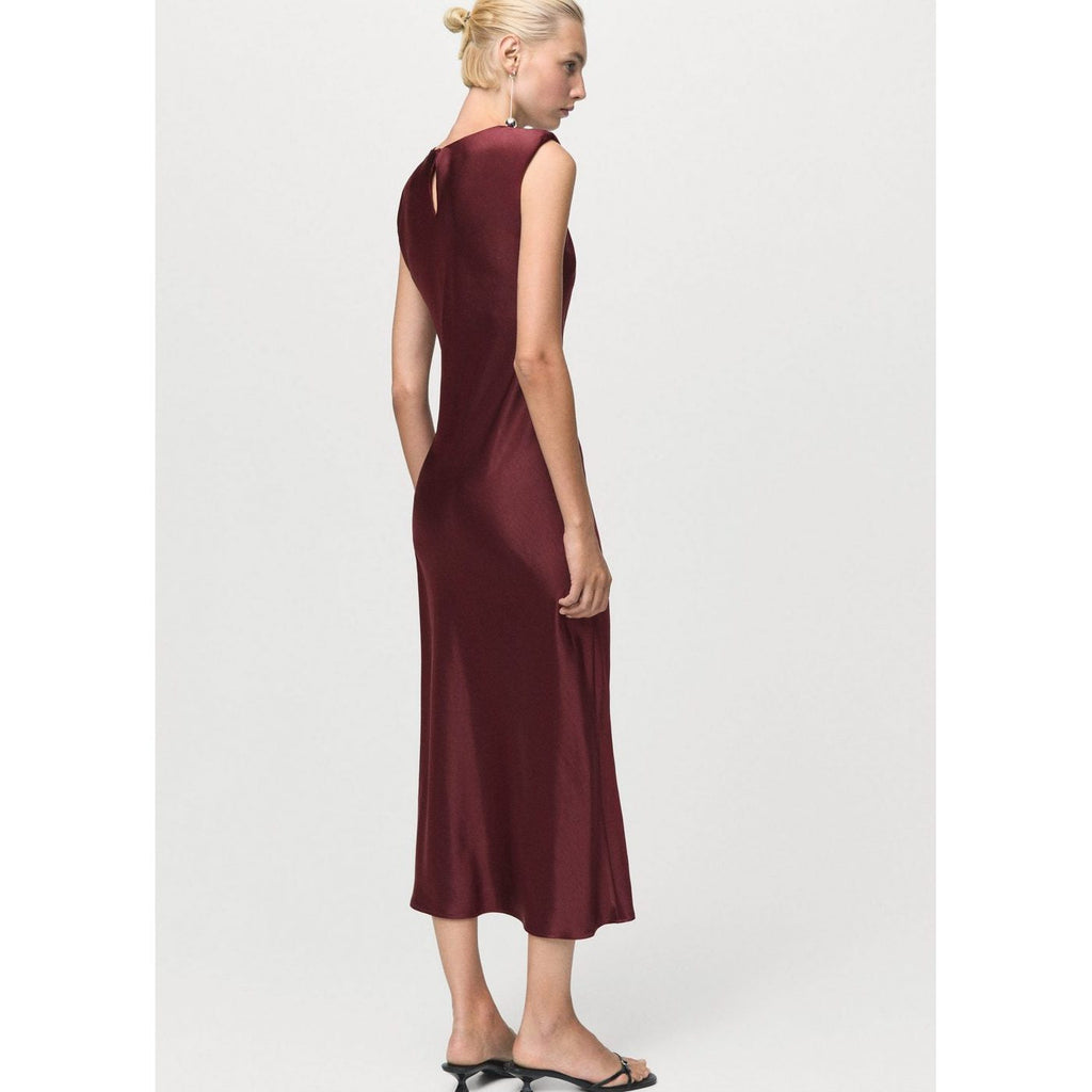 Robe Satinée Ajustée