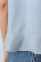 Débardeur Romy Bleu Coton