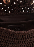 Mini Sac Bandoulière En Fibre Naturelle