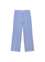 Pantalon Droit Imprimé Rayures