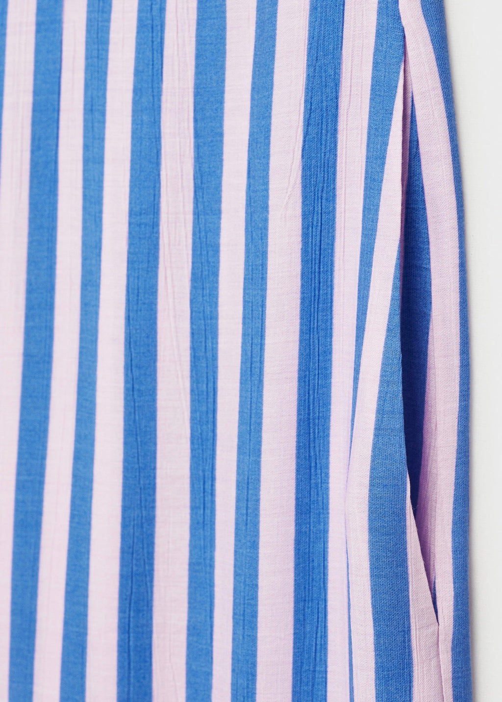 Pantalon Droit Imprimé Rayures