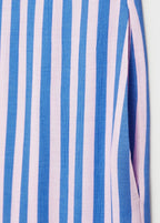 Pantalon Droit Imprimé Rayures